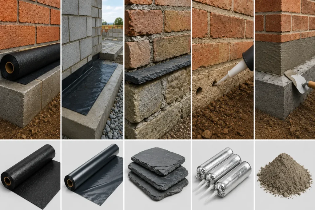 5 Types of DPC Materials for Home Construction