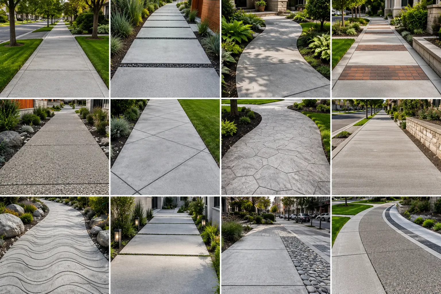 Concrete Sidewalk Ideas