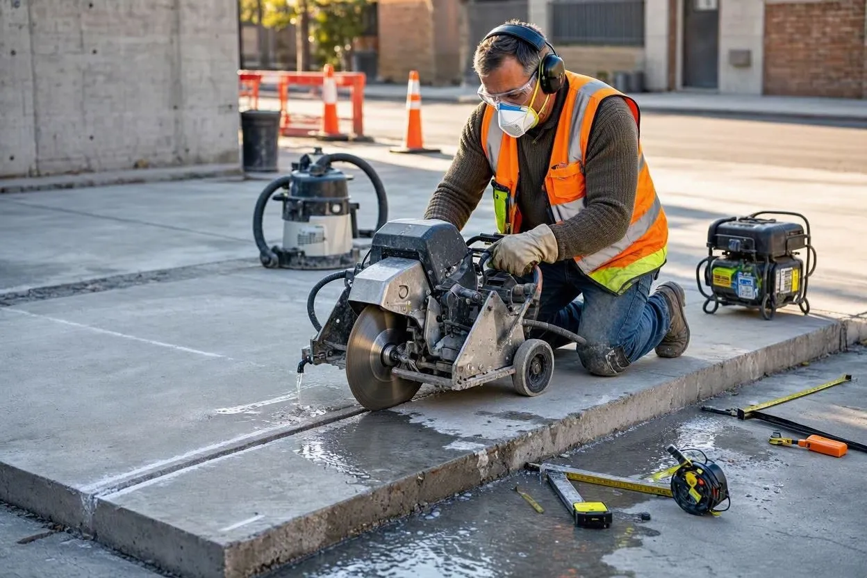 How to Cut Concrete: 6 Methods, Tools, and Safety Steps