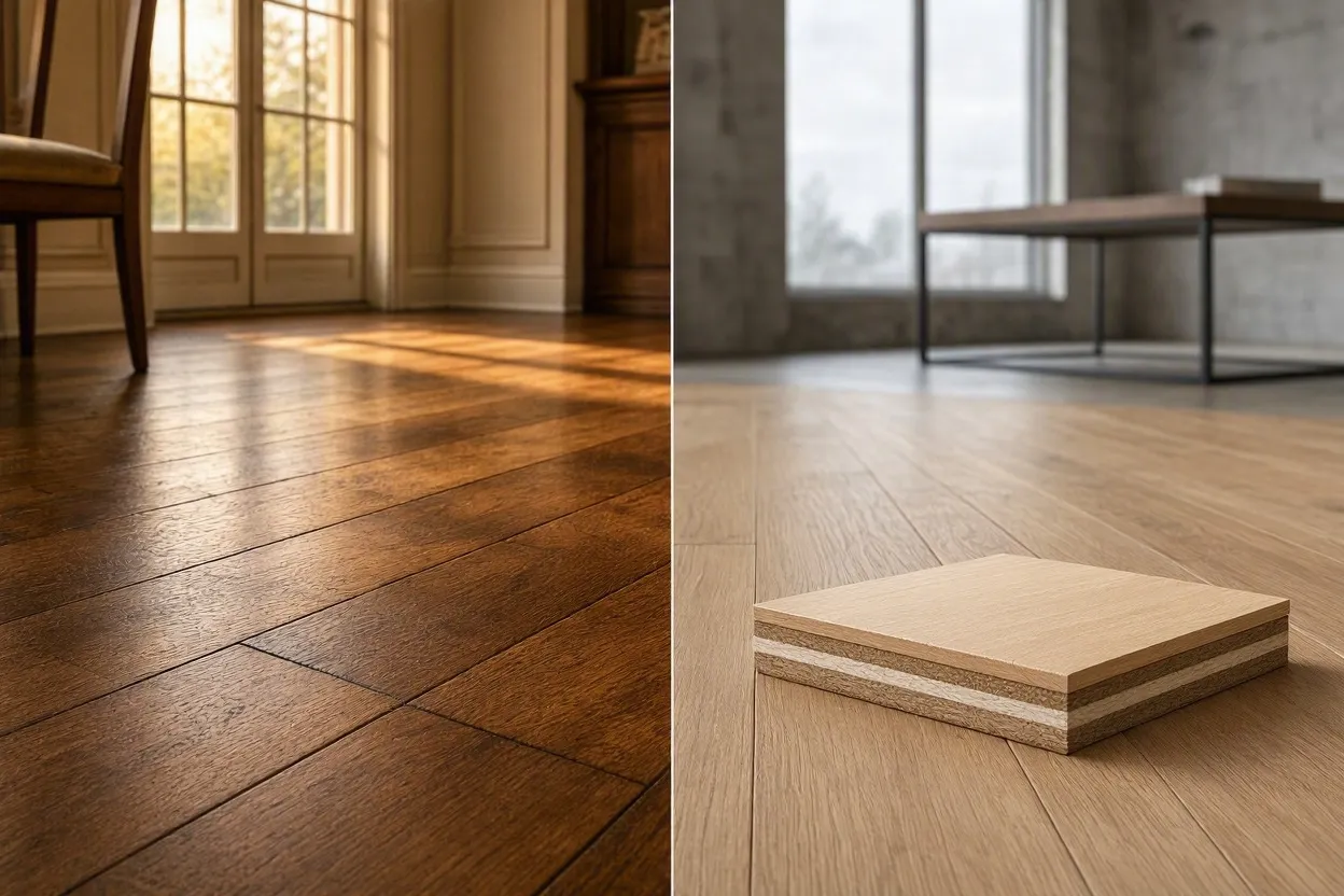 Hardwood vs Engineered Wood Flooring